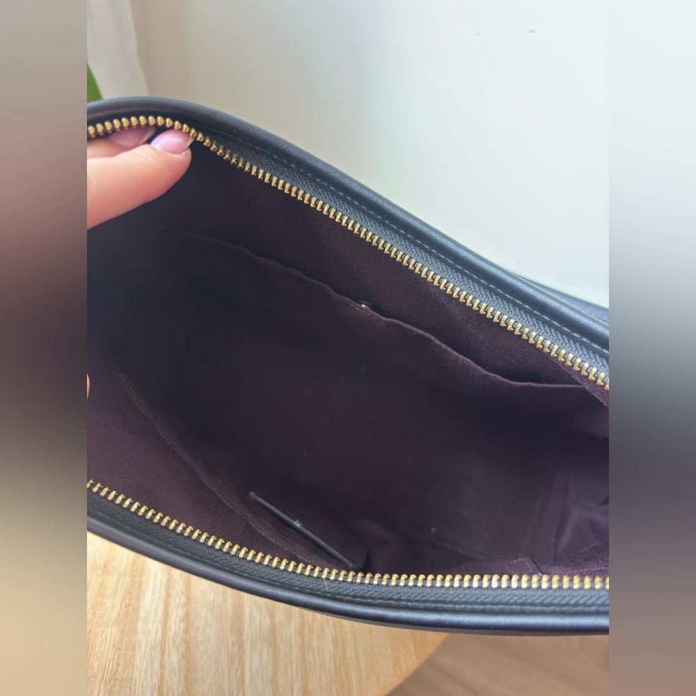 Coach medium laurel bag in black and walnut with signature canvas - Picture 2 of 4